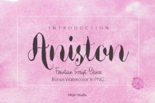 Aniston: A Girly Script Typeface for Boutique Branding