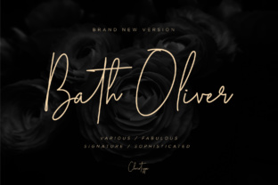 Bath Oliver Typeface: A Modern Script for Digital Branding