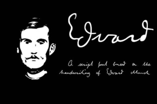 Edvard: A Handwritten Typeface for Authentic Brand Identity