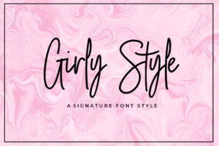 Girly Style: The Handwritten Typeface That Elevates Digital Branding