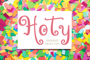 Hoty: The Swirly Script Font That Elevates Editorial Design