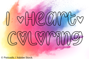 I Heart Coloring: The Script Font for Playful Web Experiences