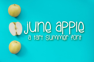 June Apple: A Hand-Drawn Typeface for Playful Branding