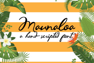 Maunaloa: The Charming Script Typeface for Handmade Branding