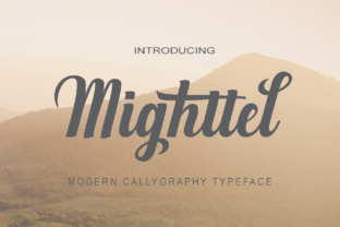 Mighttel: A Handwritten Typeface for Authentic Brand Identities