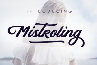 Mistroling: A Painterly Typeface for Modern Editorial Design
