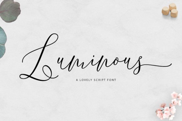 One Luminous: A Script Amp Typeface for Elegant Editorial Design