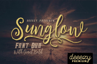 Sunglow: A Vintage Script Typeface for Warm Editorial Design