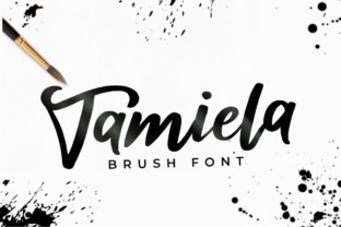 Tamiela: A Bold Script Typeface for Romantic Digital Branding