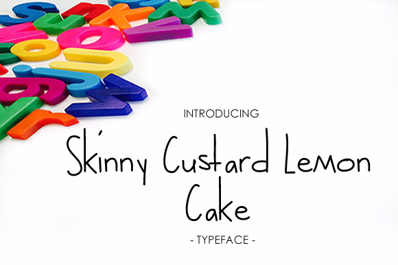 Why Skinny Custard Lemon Cake Is the Perfect Handwritten Font for Modern Web Design