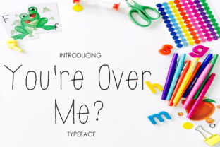 You re Over Me: The Script Amp Typeface for Modern Web Design