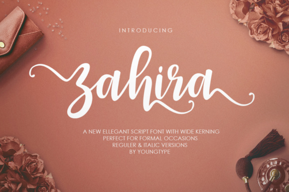 Zahira: A Hand-Brushed Typeface for Refined Editorial Design